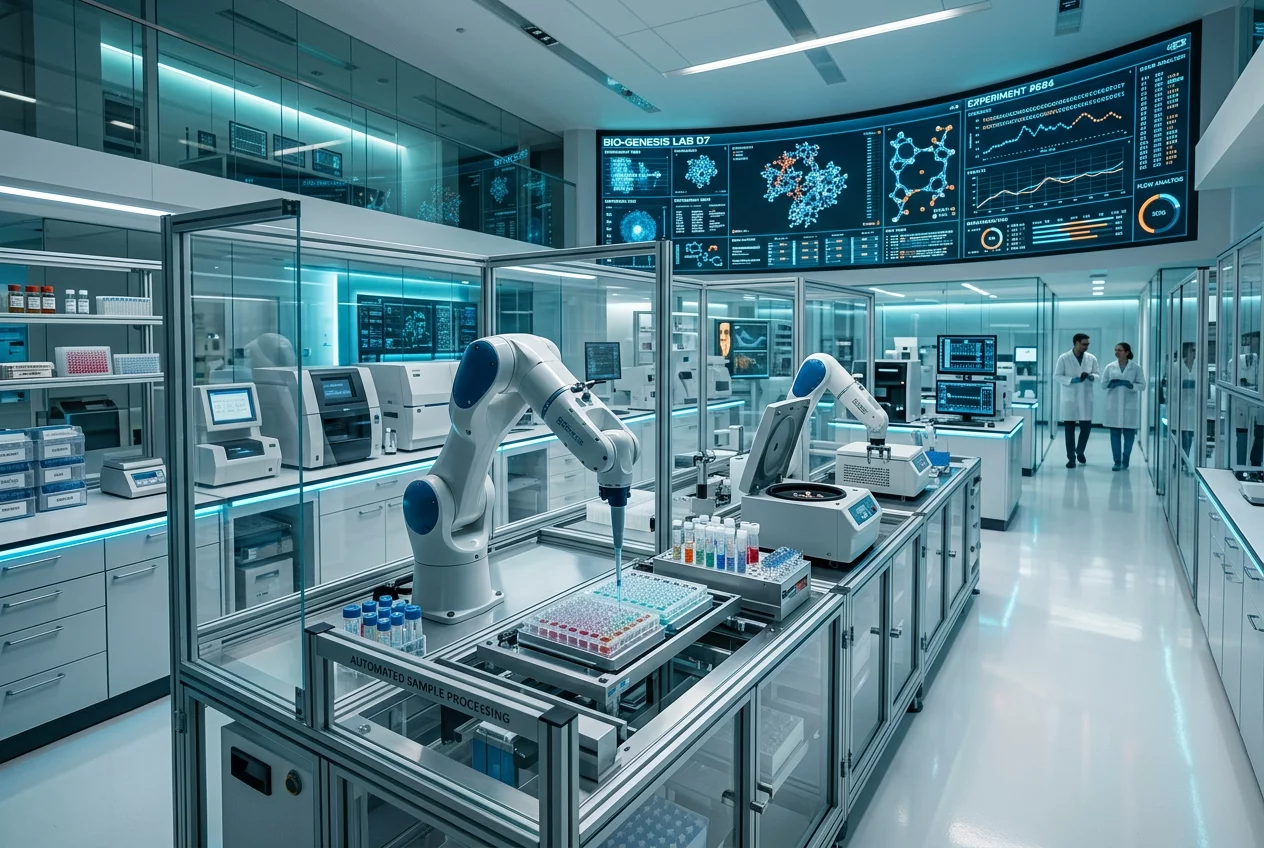 Google DeepMind Partnership and Automated Lab